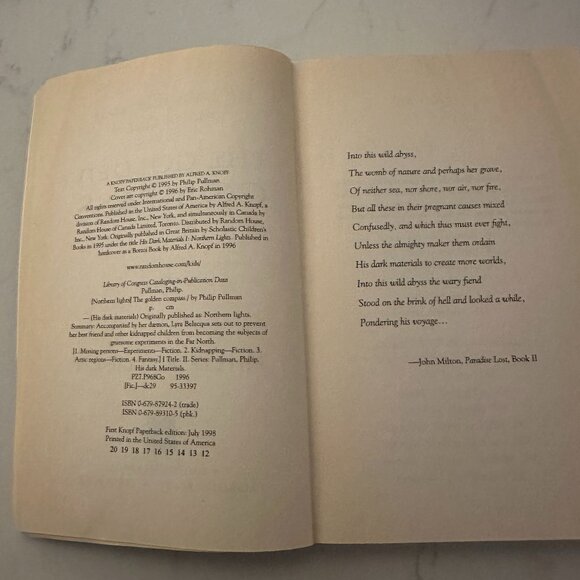 Bundle Item Only!! "The Golden Compass:His Dark Materials" by Philip Pullman - Picture 7 of 9